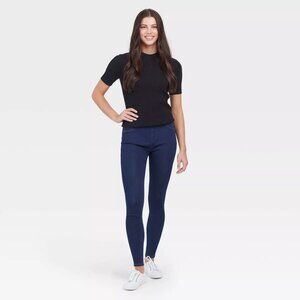 Assets by Spanx Women's Medium Wash Denim Skinny Leggings Size M